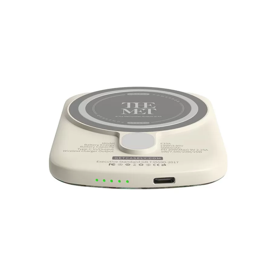 The Met Store Office | Small Accessories*Casely Monet Bridge and Water Lilies Power Pod Wireless Charger