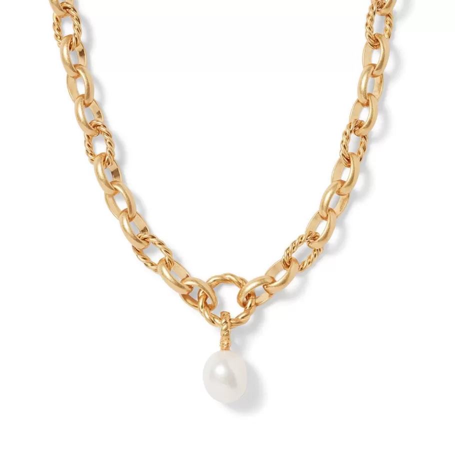 The Met Store Necklaces*Cypriot Twist Pearl Chain Pendant Necklace