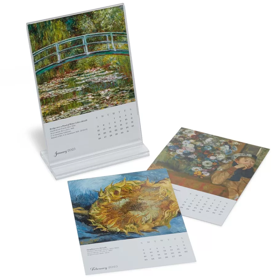 The Met Store Calendars*Impressionism Gardens Plexiglass Calendar Refill 2025