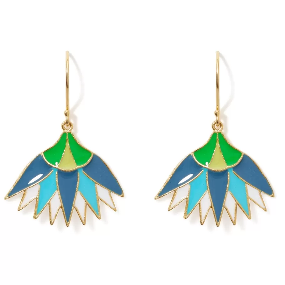 The Met Store Earrings*Lotus Blossom Drop Earrings