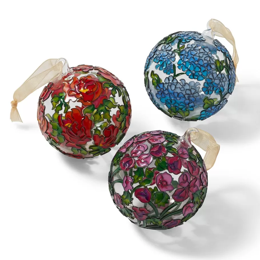 The Met Store Ornaments*Louis C. Tiffany Garden Landscape Cloisonné Ornament Set