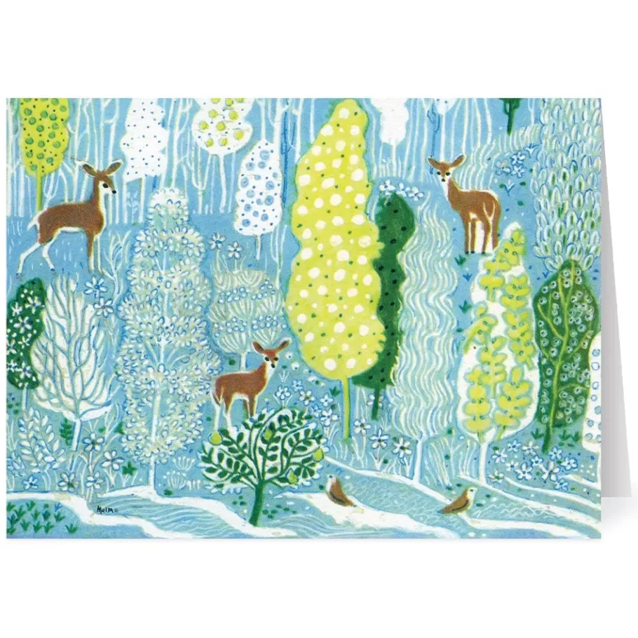 The Met Store Holiday Cards*Malta: Deer and Trees Holiday Cards