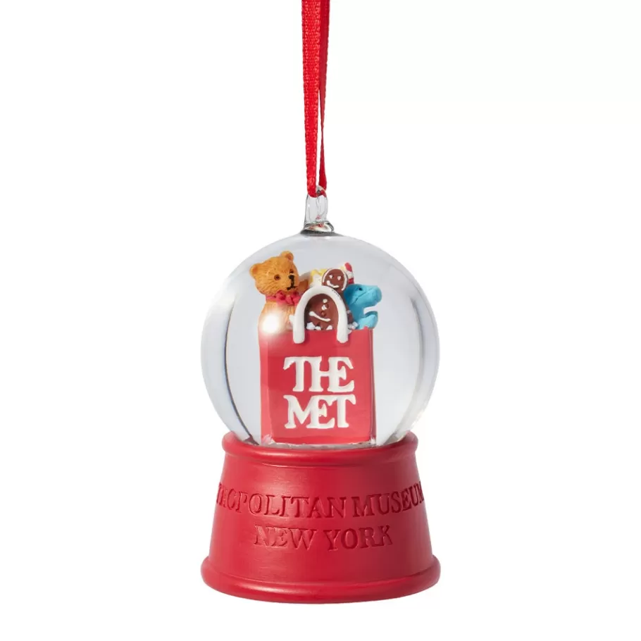 The Met Store Ornaments*Met Shopping Bag Snow Globe Ornament