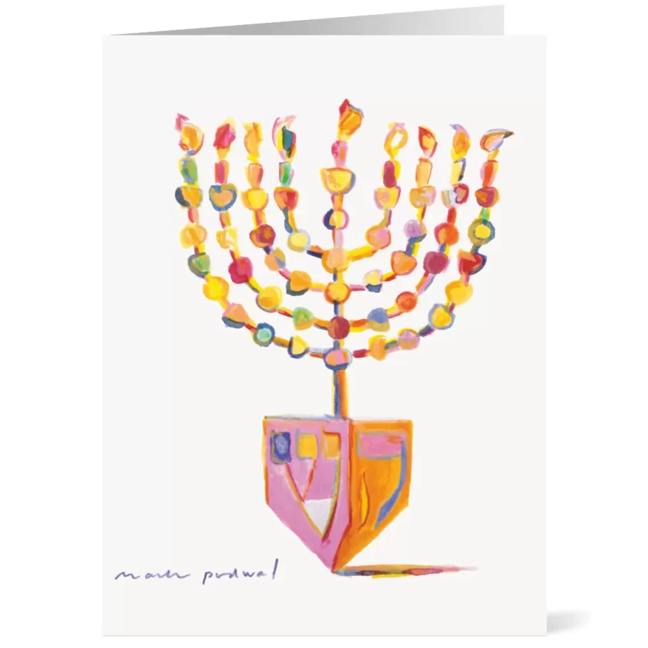The Met Store Holiday Cards*Podwal: Menorah Dreidel Holiday Cards