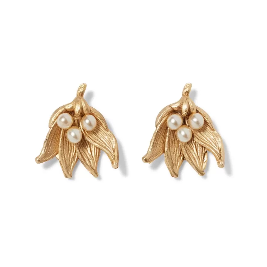 The Met Store Earrings*The Met Cloisters Garden Fava Bean Stud Earrings