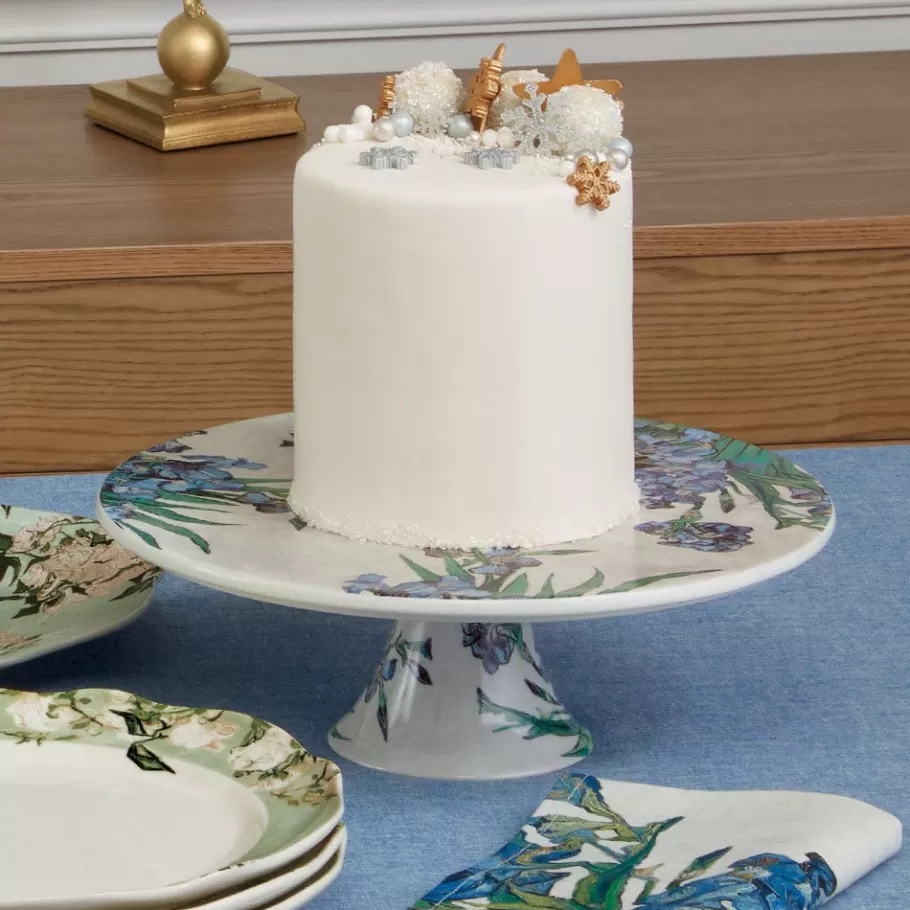 The Met Store Tableware*Van Gogh Irises Cake Stand